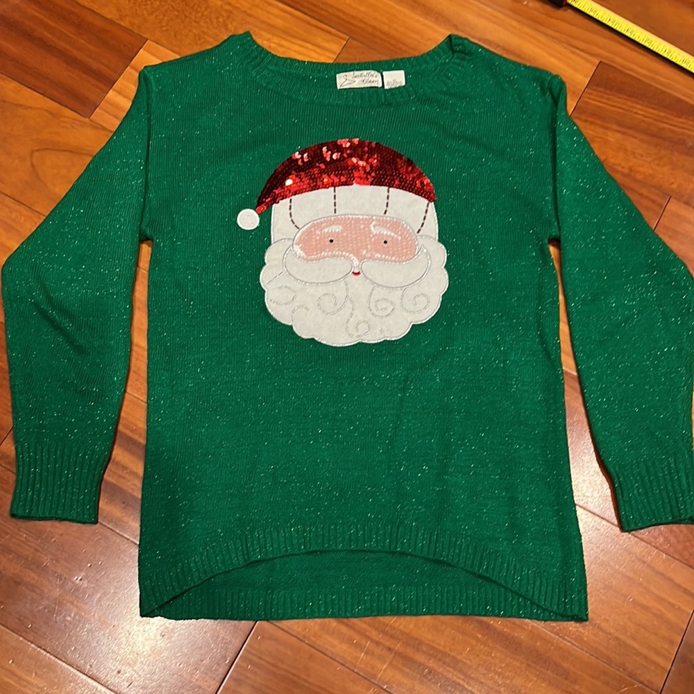 Green Santa Ugly Sweater - M